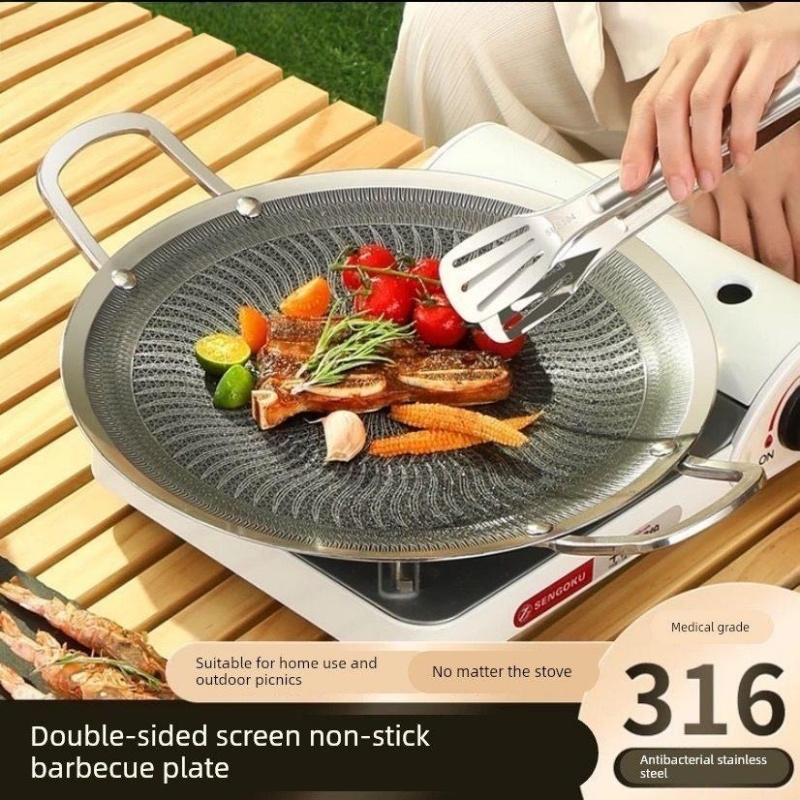 Home Cooking Gas Stove - Panci Panggangan BBQ Multifungsi Baja Tahan