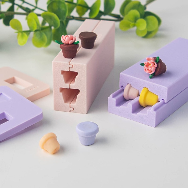 Tagine Clay Pot - Cetakan Tanah Liat Mini 3D untuk