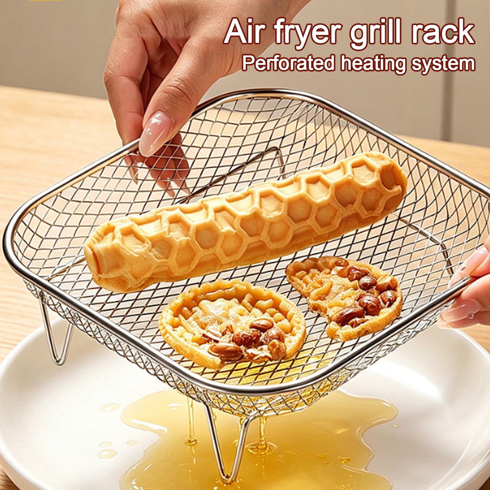Home Cooking Services - Rak Penggorengan Udara Stainless Steel, Rak