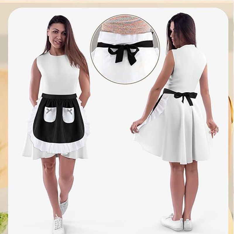 Celemek Pendek Renda Elegan De - Home Cooking Services ulasan dan harga