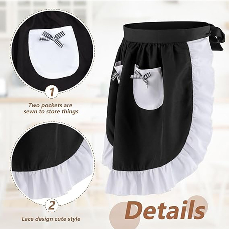 Celemek Pendek Renda Elegan De - Home Cooking Services ulasan dan harga