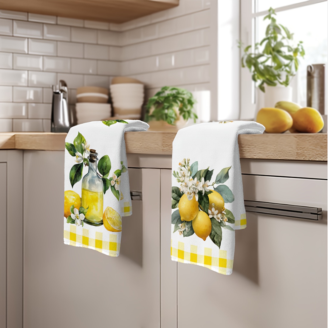 2 Buah, Handuk Dapur Bermotif  - Home Cooking Services ulasan dan harga