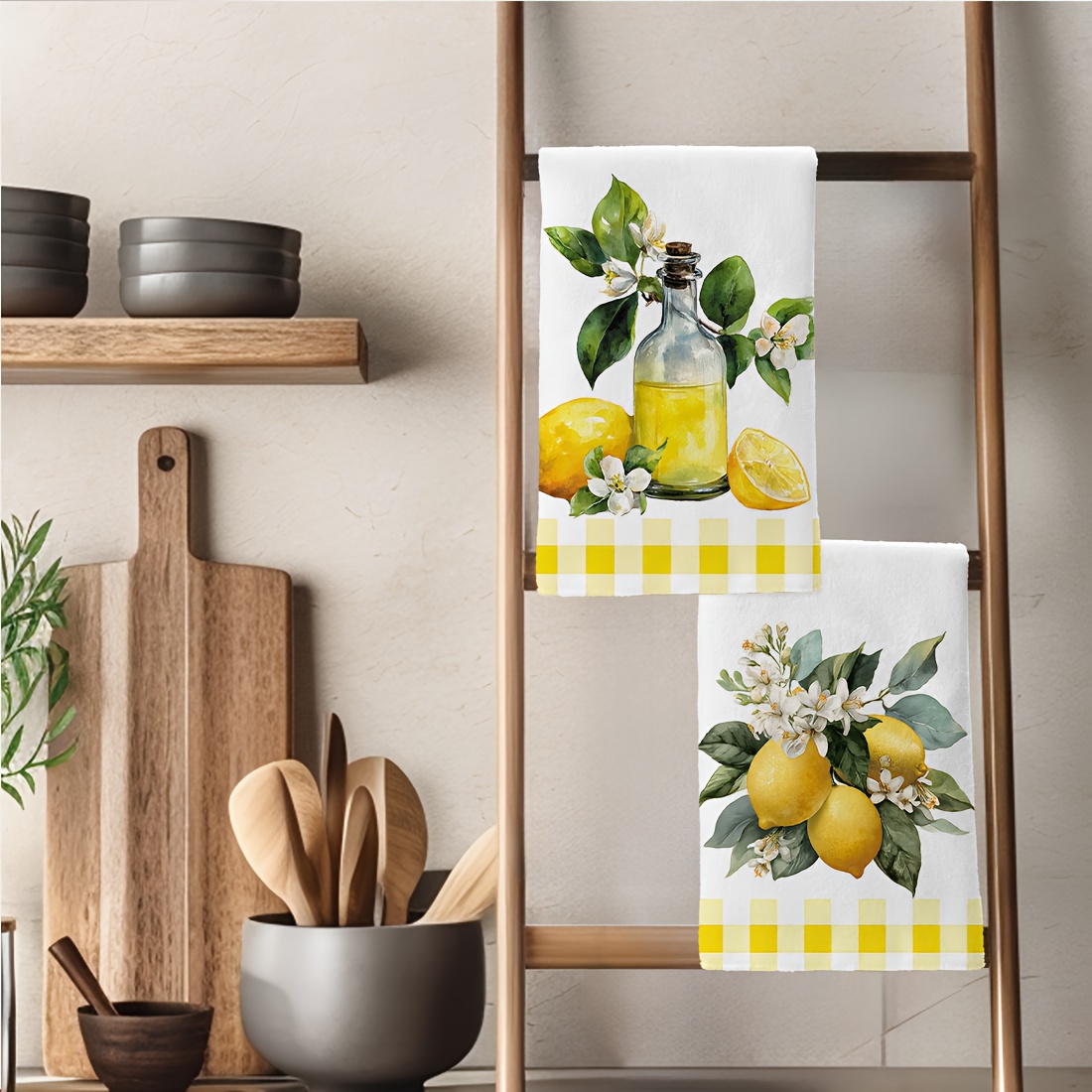 2 Buah, Handuk Dapur Bermotif  - Home Cooking Services ulasan dan harga