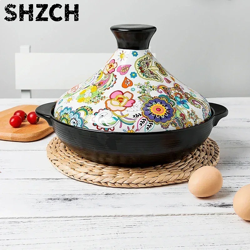 Panci Tagine Keramik 2L, Panci - Tagine Clay Pot ulasan dan harga