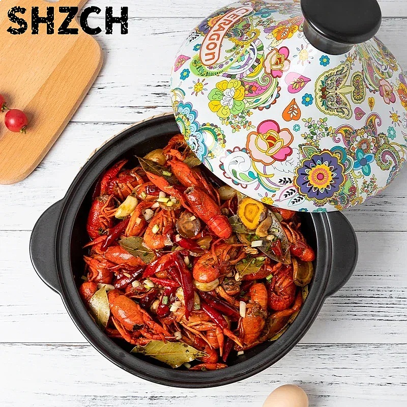 Panci Tagine Keramik 2L, Panci - Tagine Clay Pot ulasan dan harga
