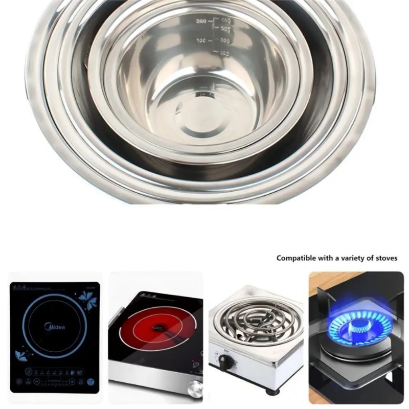 Mangkuk pencampur baja tahan k - Home Cooking Services ulasan dan harga